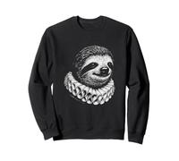 Portrait Renaissance Paresseux Art Animal Noble Vintage Sweatshirt