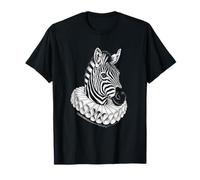 Portrait Renaissance Zèbre Art Animal Noble Vintage T-Shirt