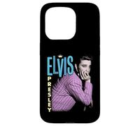 Portrait rétro Elvis Presley Coque pour iPhone 15 Pro