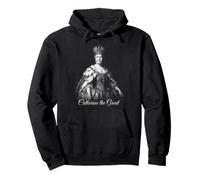 Portrait Royal de Catherine la Grande Impératrice Russe Sweat à Capuche