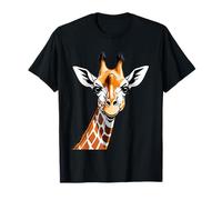 Portrait stylisé d’Une Girafe sur Fond Blanc T-Shirt