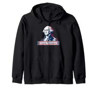 Portrait Vintage de l'histoire américaine de George Washington Sweat à Capuche