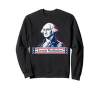 Portrait Vintage de l'histoire américaine de George Washington Sweatshirt