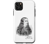 Portrait Vintage Jeanne d'arc Guerrier catholique Art Historique Coque pour iPhone 11 Pro Max