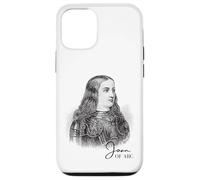 Portrait Vintage Jeanne d'arc Guerrier catholique Art Historique Coque pour iPhone 12/12 Pro