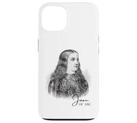 Portrait Vintage Jeanne d'arc Guerrier catholique Art Historique Coque pour iPhone 13
