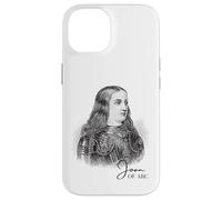 Portrait Vintage Jeanne d'arc Guerrier catholique Art Historique Coque pour iPhone 14