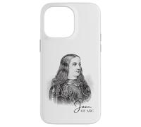 Portrait Vintage Jeanne d'arc Guerrier catholique Art Historique Coque pour iPhone 14 Pro Max