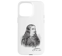 Portrait Vintage Jeanne d'arc Guerrier catholique Art Historique Coque pour iPhone 15 Pro Max