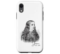 Portrait Vintage Jeanne d'arc Guerrier catholique Art Historique Coque pour iPhone XR