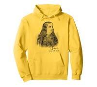 Portrait Vintage Jeanne d'arc Guerrier catholique Art Historique Sweat à Capuche