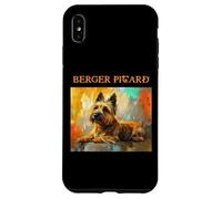 Portraits colorés de Chiens français - Berger Picard Coque pour iPhone XS Max