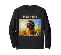 Portraits colorés de Chiens français - Briard Manche Longue