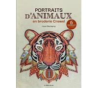 Portraits d'animaux en broderie Crewel