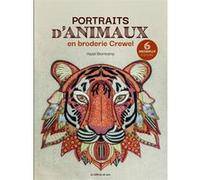 Portraits d'animaux en broderie Crewel Hazel Blomkamp (Auteur)