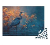 Portraits d'animaux, Fleurs Oranges 1000 Pièces, Puzzle Impossible pour Adultes, Cadeaux, pour Enfants38x26cm/1000pcs