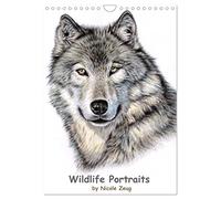 Portraits de la faune, Version française (Calendrier mural 2026 DIN A4 portrait), Calendrier CALVENDO mensuel