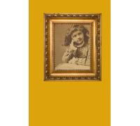 Portraits of Readers "Little girl seated with hand on cheek" Goldenrod Blank Book