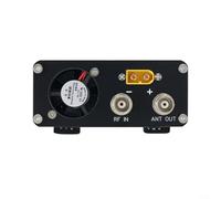 Ports BNC haute fréquence 50 W UHF Q9 compatibles avec USDX FT-817 FT-818 IC-703 IC-705 KX3 QRP pour Xiegu G90 3-24 MHz TX intégré coupure automatique et ventilateur de refroidissement (interface Q9