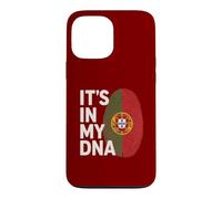 Portugal DNA Heritage - Racines portugaises - Motif Empreintes digitales Coque pour iPhone 13 Pro Max
