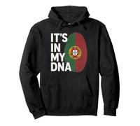 Portugal DNA Heritage - Racines portugaises - Motif Empreintes digitales Sweat à Capuche