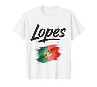 Portugal Drapeau du nom Portugais Lopes T-Shirt