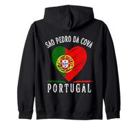 Portugal Flag Heart Sao Pedro Da Cova City Sweat à Capuche