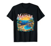 Portugal Madère Souvenir île de Madère Voyage Plage T-Shirt