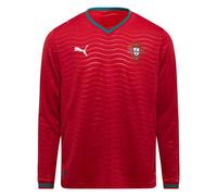 PUMA Maillot manches longues Home Portugal 2026 Enfant et Adolescent, Accessoires, Rouge, 11-12Y 11-12Y