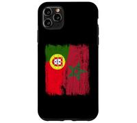 Portugal Maroc Demi Drapeau Portugais Patrimoine marocain Coque pour iPhone 11 Pro Max