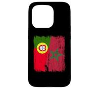 Portugal Maroc Demi Drapeau Portugais Patrimoine marocain Coque pour iPhone 15 Pro