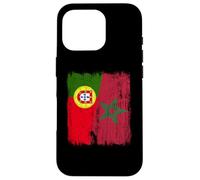 Portugal Maroc Demi Drapeau Portugais Patrimoine marocain Coque pour iPhone 16 Pro