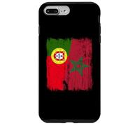 Portugal Maroc Demi Drapeau Portugais Patrimoine marocain Coque pour iPhone 7 Plus/8 Plus