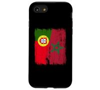 Portugal Maroc Demi Drapeau Portugais Patrimoine marocain Coque pour iPhone SE (2020) / 7/8