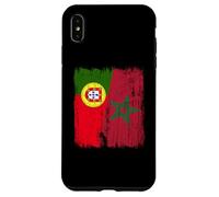 Portugal Maroc Demi Drapeau Portugais Patrimoine marocain Coque pour iPhone XS Max