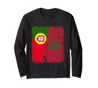 Portugal Maroc Demi Drapeau Portugais Patrimoine marocain Manche Longue