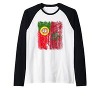 Portugal Maroc Demi Drapeau Portugais Patrimoine marocain Manche Raglan