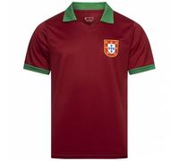 JELEX Retro History Maillot pour homme | Avec logo brodé et manches courtes | Design nostalgique pour les fans de football | Idéal pour les collectionneurs, Portugal, M