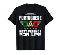 Portuguese Dad Best Friends for Life Funny for Fathers Daddy T-Shirt