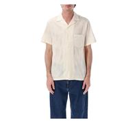 Portuguese Flannel - The Duke Short Sleeve Shirt - Homme - Chemises - Blanc - Taille: M