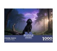 Portuguese Water Dog, Puzzle 1000 Pièces, Activité Captivante Et Relaxante, Décoration Artistique Ou Souvenir, À Partir De 8 Ans,Chien de Compagnie, 38x26cm/1000pcs