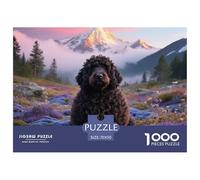 Portuguese Water Dog, Puzzle 1000 Pièces, Composition Artistique Soignée, Idéal pour Orner Un Mur, pour 8 Ans Et Plus,Chien de Compagnie, 70x50cm/1000pcs