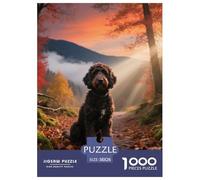 Portuguese Water Dog, Puzzle 1000 Pièces, Loisir Créatif Et Apaisant, Décoration Murale Ou Collection, À Partir De 12 Ans,Chien de Compagnie, 38x26cm/1000pcs