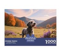 Portuguese Water Dog, Puzzle De 1000 Pièces, Moment De Loisir Créatif Et Détente, Parfait pour Offrir, À Partir De 12 Ans,Chien de Compagnie, 38x26cm/1000pcs