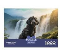 Portuguese Water Dog, Puzzle De Mille Pièces, Activité Familiale Chaleureuse, Cadeau Ou Décoration, pour 14 Ans Et Plus,Chien de Compagnie, 70x50cm/1000pcs