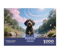 Portuguese Water Dog, Puzzle De Mille Pièces, Défi Passionnant Et Relaxant, Idéal pour Offrir, pour 14 Ans Et Plus,Chien de Compagnie, 70x50cm/1000pcs