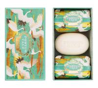 Portus Cale White Crane Set Sabonetes 3x150g