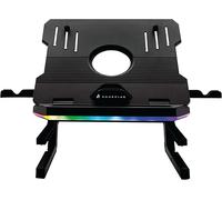 Portus X2 Support Pour Ordinateur Portable Gaming 360° Hauteur Réglable Avec Éclairage Rvb Support Pour Ordinateur Portable De 10,17,3"" Tablette Avec Ventilation Pour Bureau