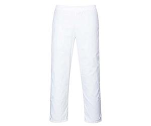 Portwest 2208 - Bakers Pantalones, color Blanco, talla XL