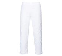 Portwest 2208 Pantalon De Cuisine Sans Retrecissement Blanc/Noir